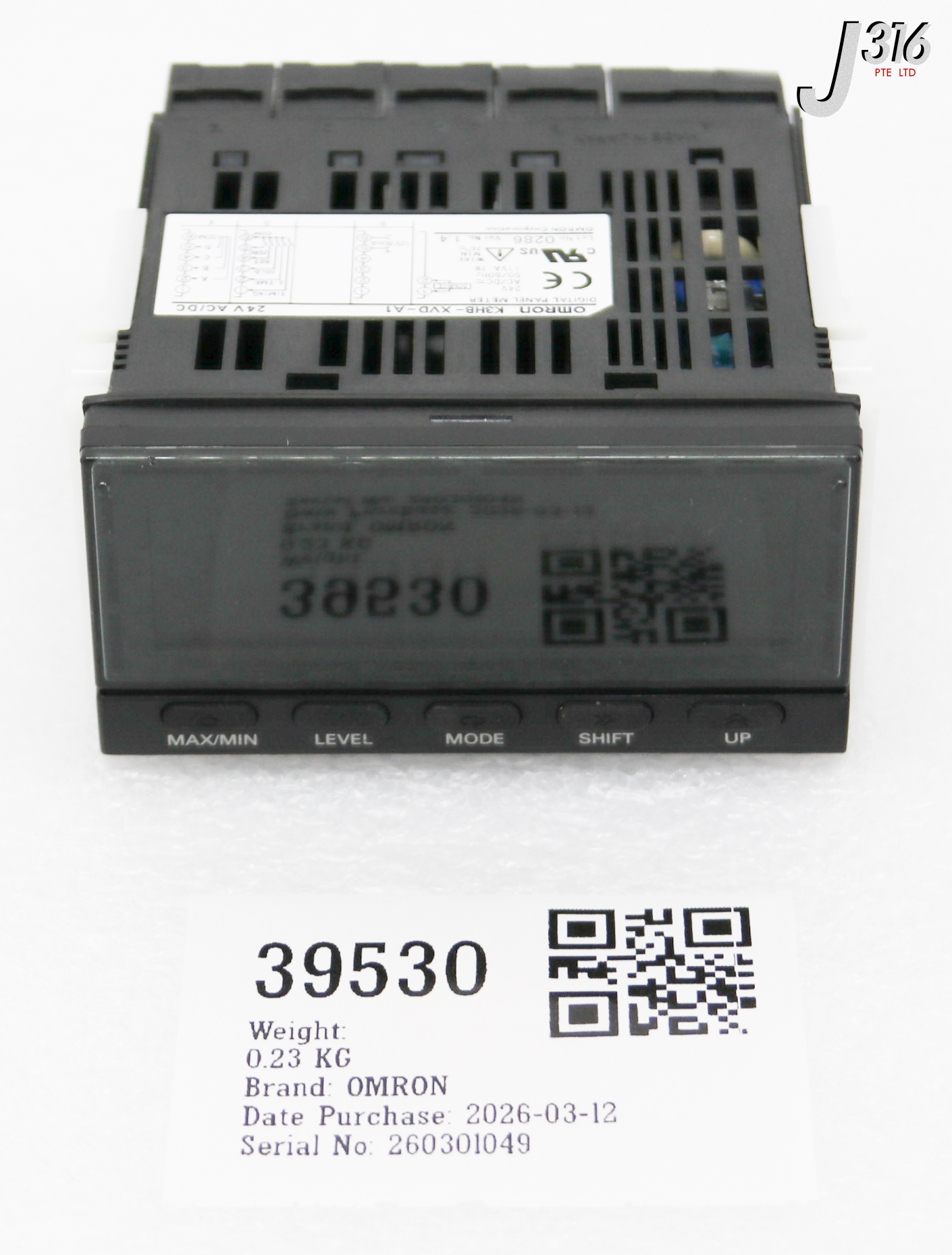 39530 OMRON DIGITAL PANEL METER K3HB-XVD-A1 | eBay